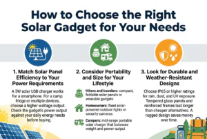 Solar Powered Gadgets