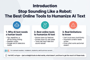 Online Tools to Humanize Ai Text​