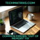 Common Errors: "Out of Memory" fix