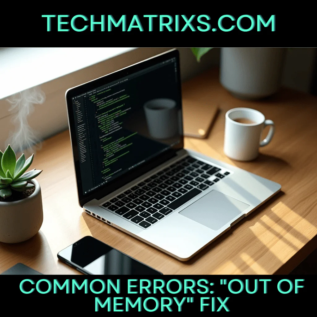Common Errors: "Out of Memory" fix