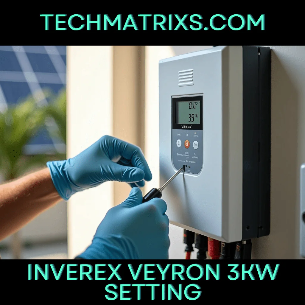 hybrid solar inverter settings